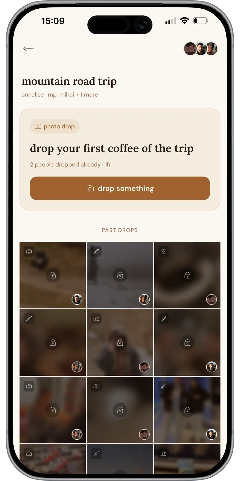 hangout active screen